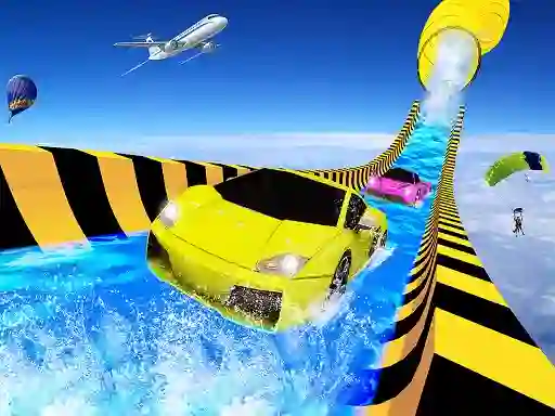 Jeu Water Slide Car Racing Adventure 2020 en ligne