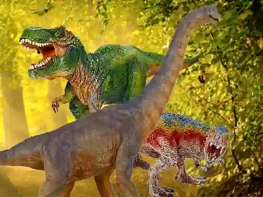 Jeu World Of Dinosaurs Jigsaw en ligne