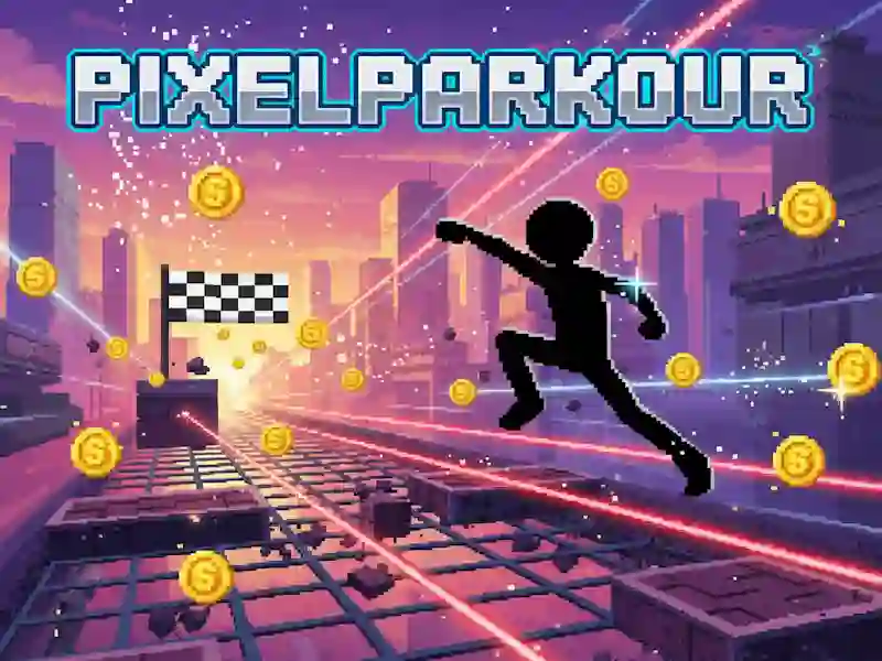 Jeu Pixel Parkour en ligne