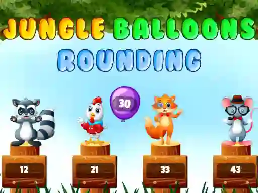 Jeu Jungle balloons rounding en ligne