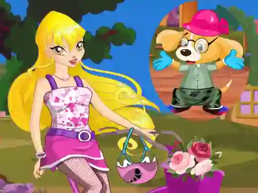 Jeu Winx Stella and Puppy en ligne