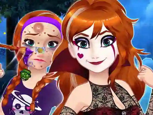 Jeu Halloween Princess Makeover en ligne
