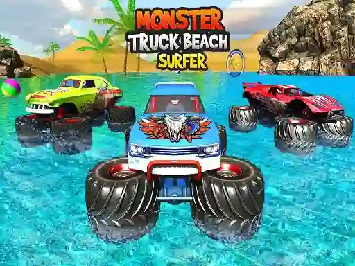 Jeu Monster Truck Beach Surfing en ligne