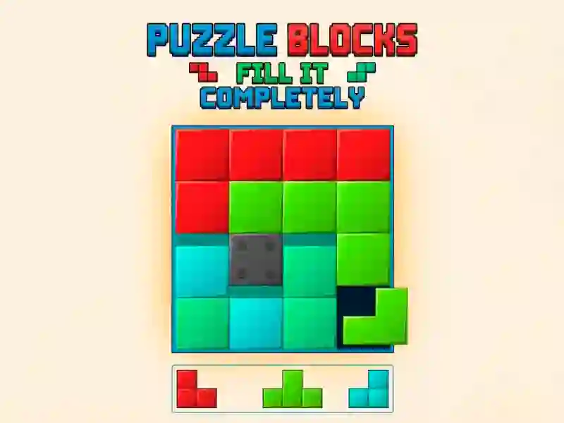 Jeu Puzzle Blocks: Fill It Completely en ligne