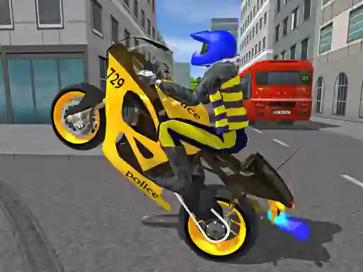 Jeu Police Motorbike Race Simulator en ligne