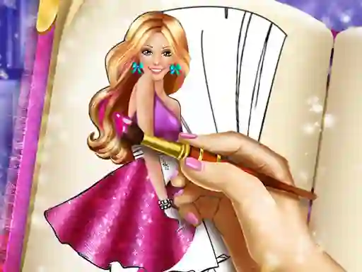 Jeu Doll Coloring Book en ligne