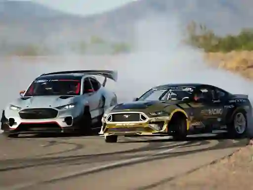 Jeu Drifting Mustang Car Puzzle en ligne