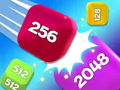 Jeu Chain Cube 2048 3D Merge Game en ligne