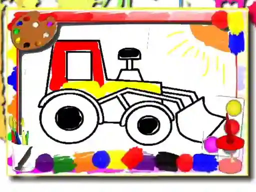 Jeu Back to School: Kids Car Coloring en ligne
