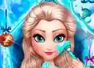 Jeu Ice Queen New Year Makeover en ligne