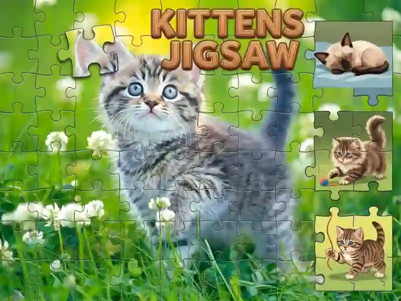 Jeu Kittens Jigsaw en ligne