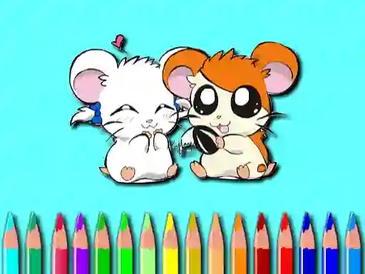 Jeu Hamster Coloring Book en ligne