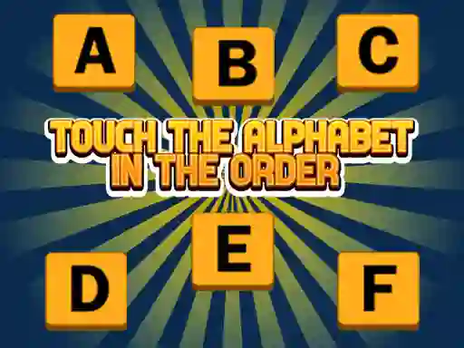 Jeu Touch The Alphabet In The Oder en ligne