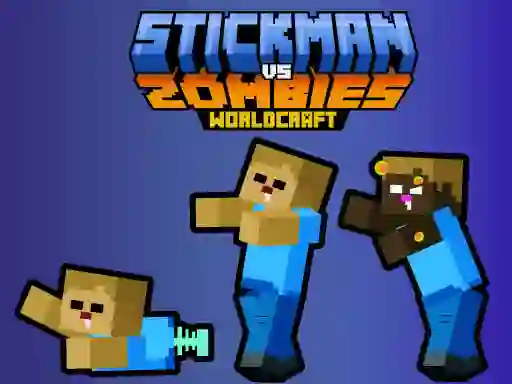 Jeu Stickman vs Zombies WorldCraft en ligne