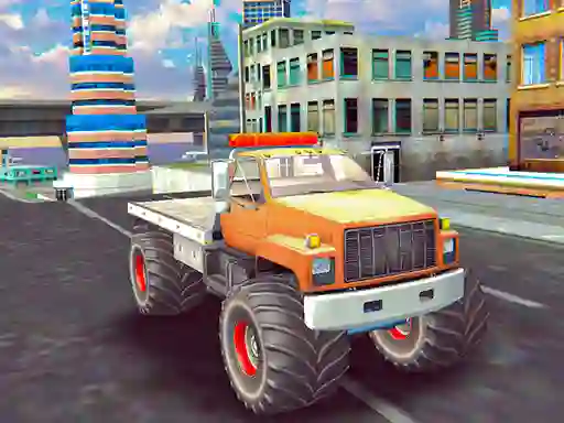 Jeu Monster Truck Stunts Free Jeep Racing en ligne