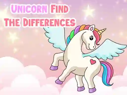 Jeu Unicorn Find The Differences en ligne