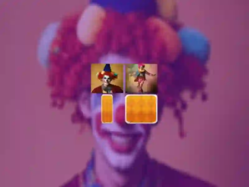 Jeu Clown Memory Match en ligne