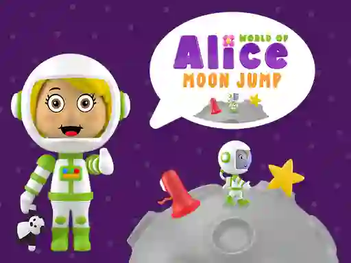 Jeu World of Alice Moon Jump en ligne