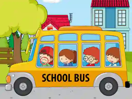 Jeu School Bus Differences en ligne