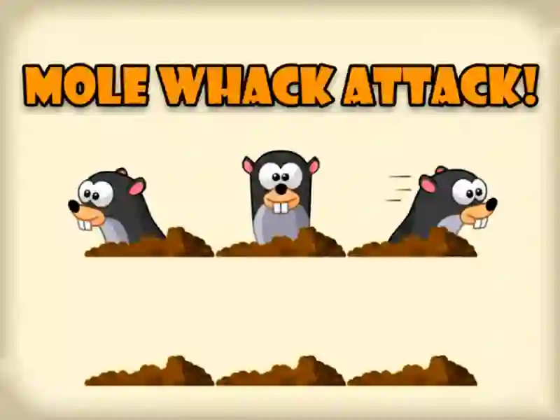 Jeu Mole Whack Attack en ligne