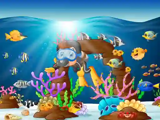 Jeu Water Dive 2D: Underwater Survival en ligne