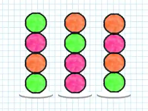 Jeu Ball Sort Paper Note en ligne