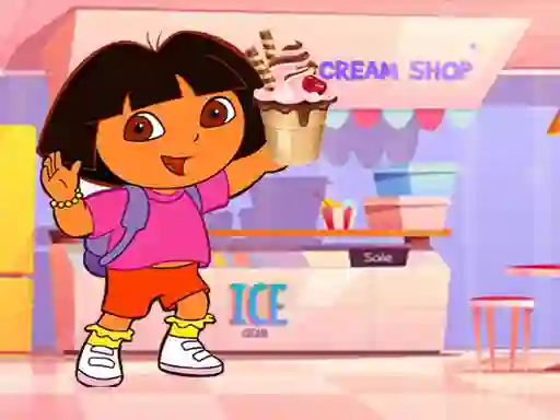 Jeu Ice Cream Maker With Dora en ligne