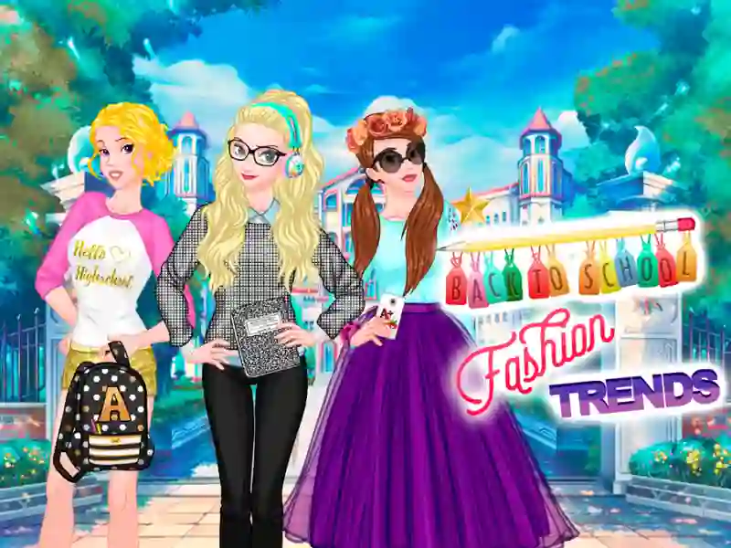 Jeu Back To School Fashion Trends en ligne