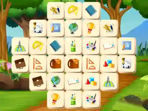 Jeu School Mahjong Deluxe en ligne