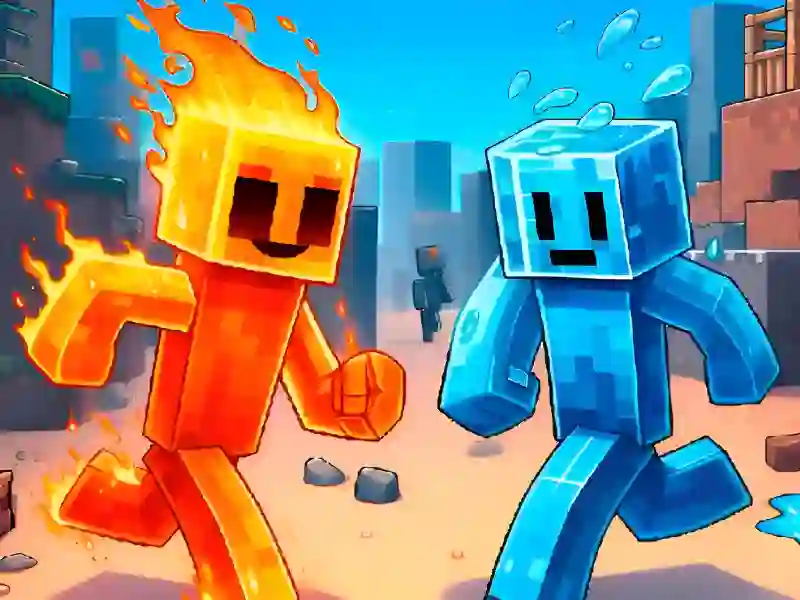 Jeu Fire and Water Stickman en ligne