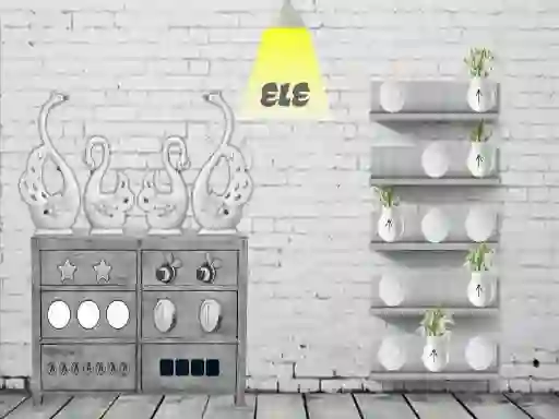 Jeu Black and white House Escape en ligne
