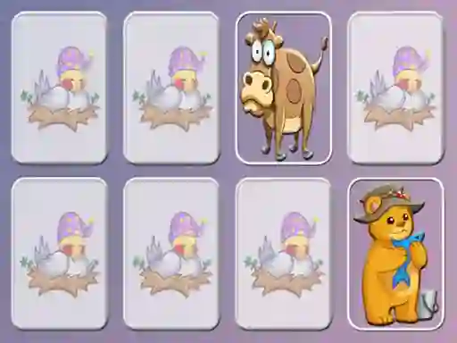 Jeu Animals Cards Match memory game en ligne