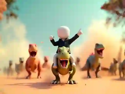 Jeu Stickman: Dinosaur arena en ligne