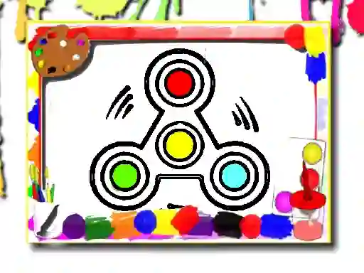 Jeu Fidget Spinner Coloring Book en ligne