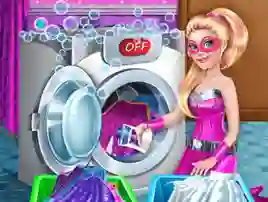 Jeu Superdoll Washing Capes en ligne