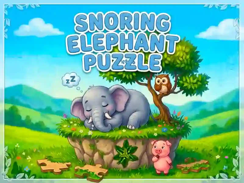 Jeu Snoring Elephant Puzzle en ligne