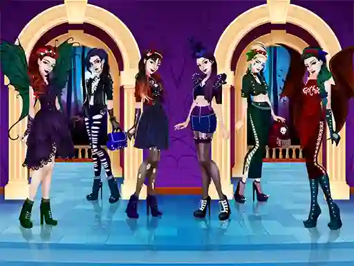 Jeu Gothic Dress Up en ligne