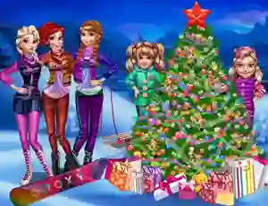 Jeu Princesses Christmas tree en ligne