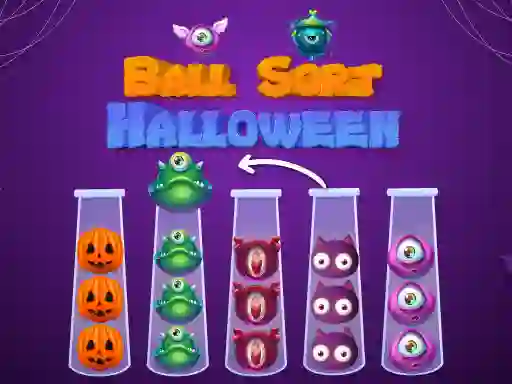 Jeu Ball Sort Halloween en ligne