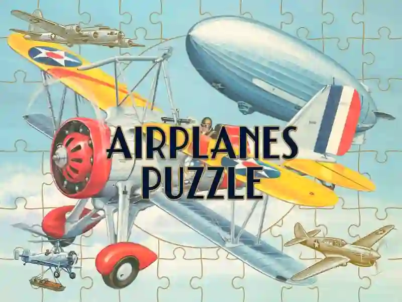Jeu Airplanes Puzzle en ligne