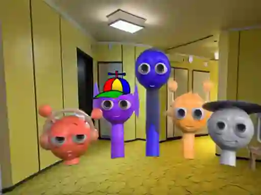 Jeu Sprunki Backroom Terrors Skibidi Toilet en ligne