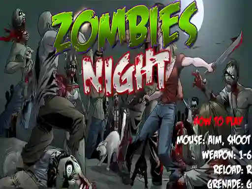 Jeu Zombies Night en ligne