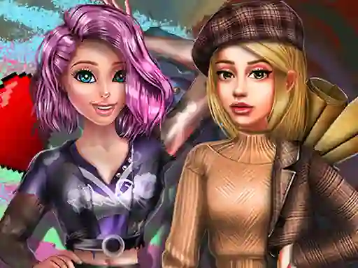 Jeu 2022 Dark Academia to Egirl Dress up en ligne