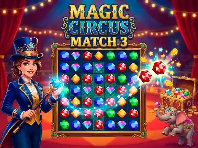 Jeu Magic Circus Match 3 en ligne
