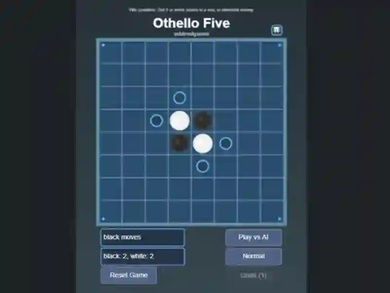 Jeu Othello Five en ligne
