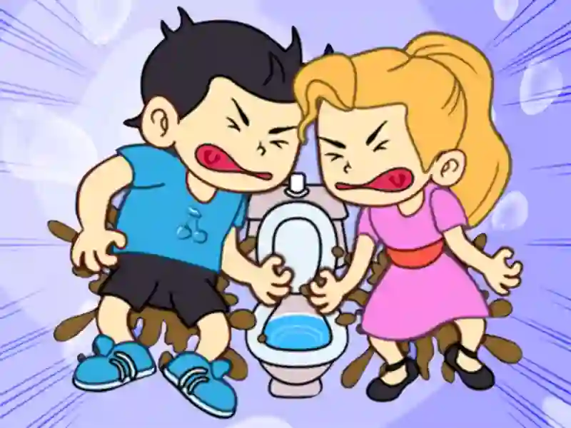 Jeu Toilet Rush Race: Draw Puzzle en ligne