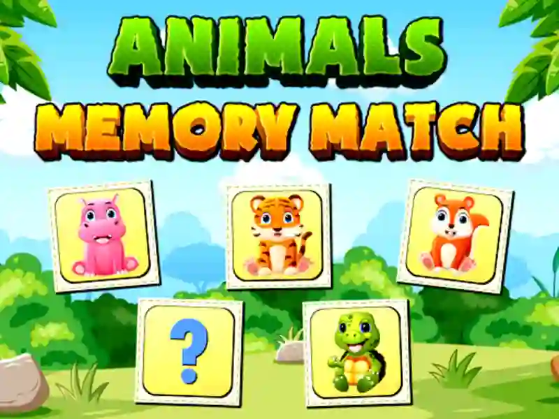 Jeu Animals Memory Match en ligne