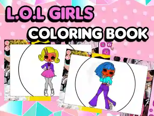 Jeu L.O.L OMG Girls Coloring Book en ligne