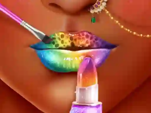 Jeu Princess Lip Art Salon en ligne