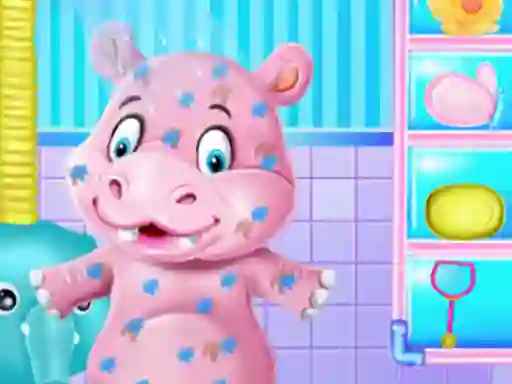 Jeu Baby Hippo Bath Time en ligne